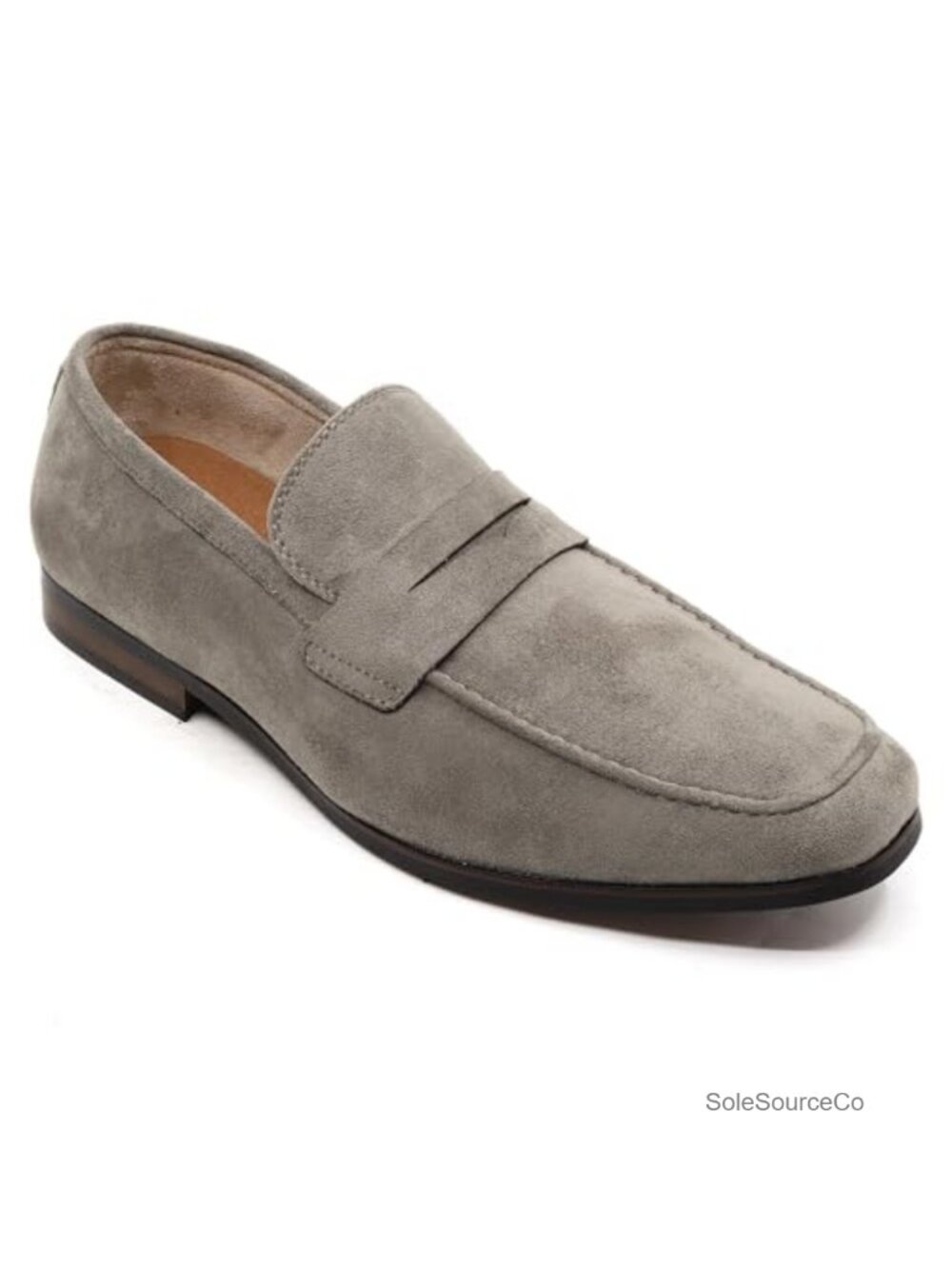 Men's Faux Suede Penny Loafer Slip-On Dress Shoe